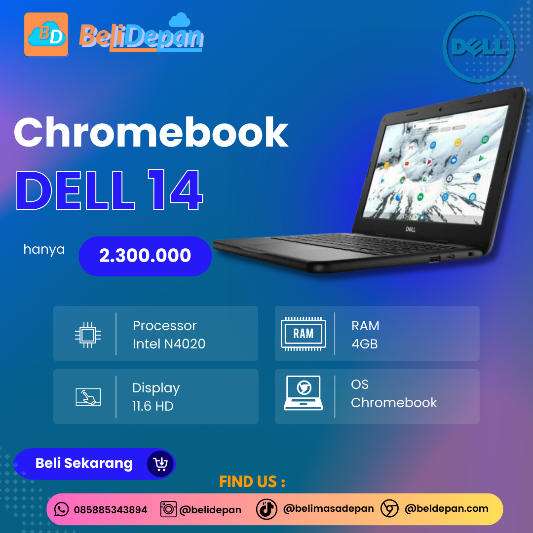 DELL 11 CHROMEBOOK N4020 4GB 32GB 11.6