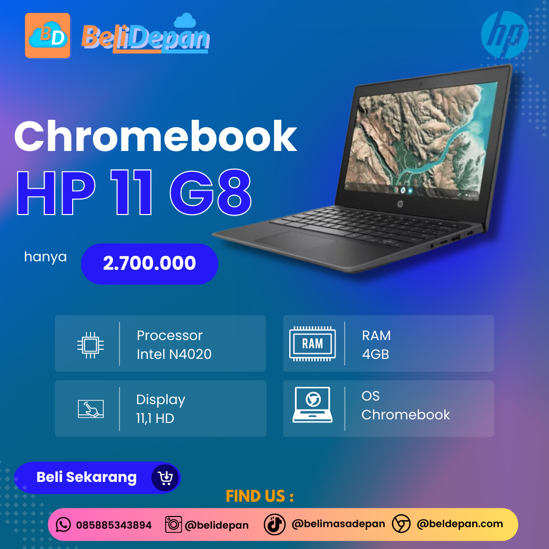 HP CHROMEBOOK 11 G8 N4020 4GB 32GB