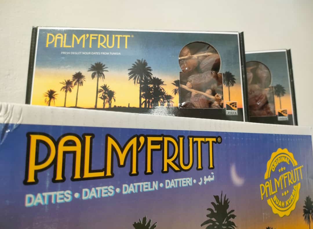 Kurma tangkai palm frutt 500 gram per Dus (12 Pack)