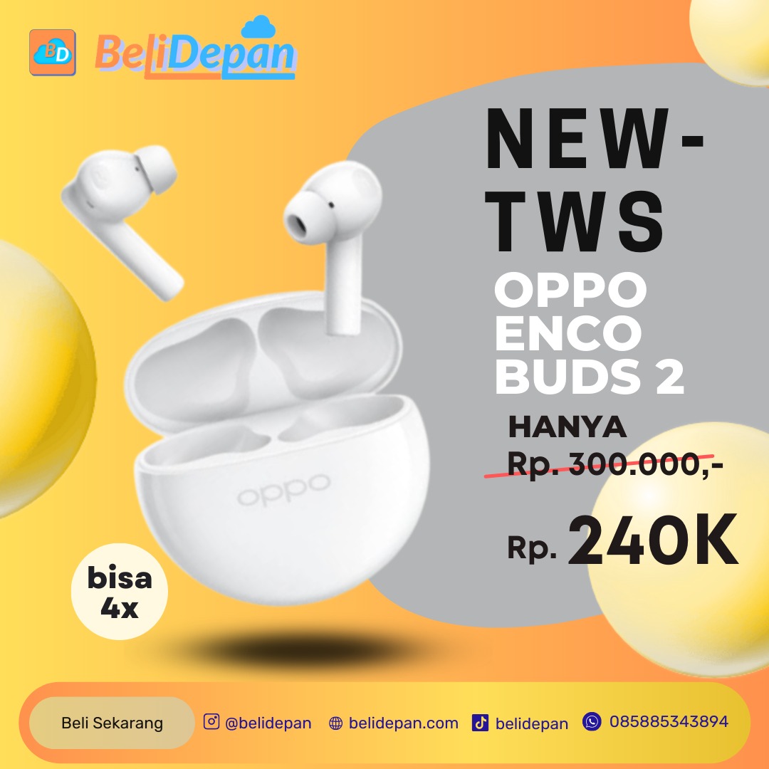New TWS Oppo Enco Buds 2 (white)